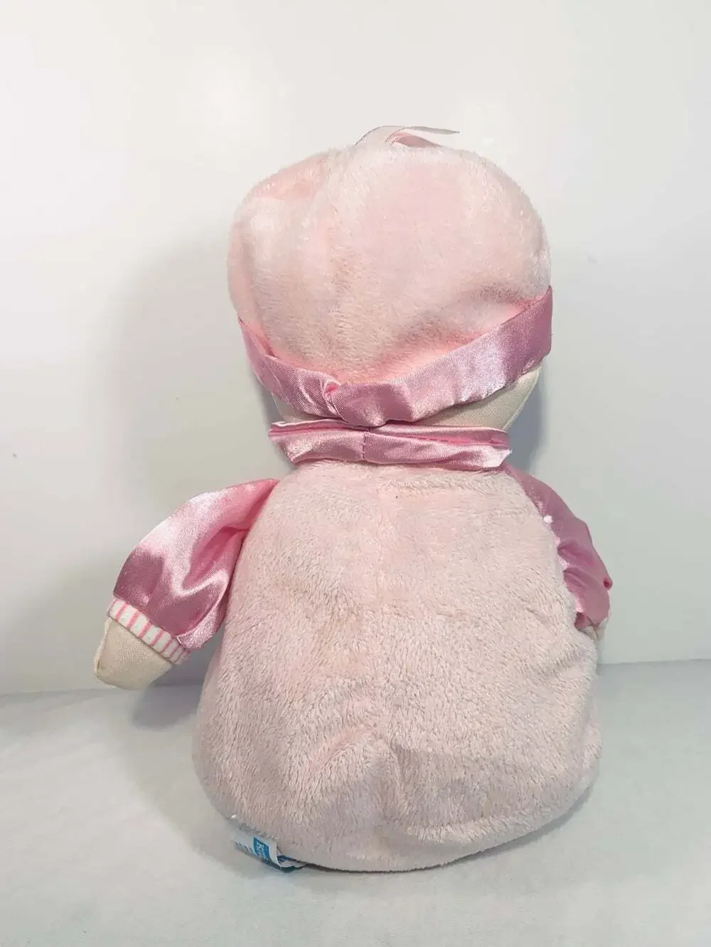 Kids Preferred Baby Doll Girl Blonde Flower Pink Blue Eyes Bunny Slippers